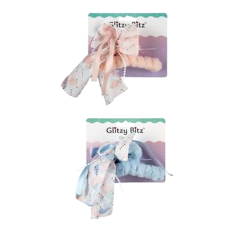 Hair Claw Clip with Scarf Tail